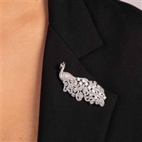 Brooch Ultima Edizione Woman in Silver SA00397